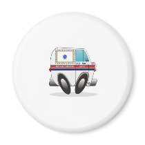 Mail Truck MASSACHUSETTS magnets by graphxpro Mail Truck MASSACHUSETTS magnets