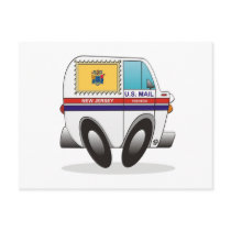 Mail Truck NEW JERSEY postcards