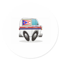 Mail Truck OHIO stickers by graphxpro Mail Truck OHIO stickers