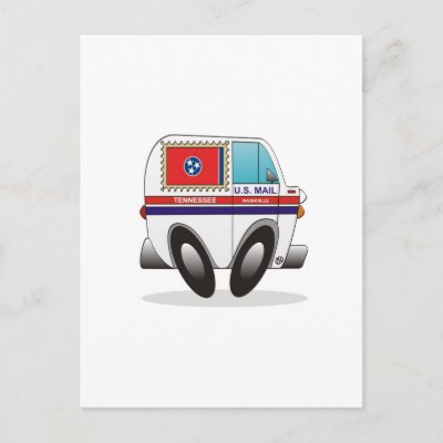 Mail Truck TENNESSEE Postcards