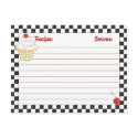 Mailable Cherry Cupcake Recipe Cards postcards