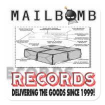 Mailbomb Records 2013 Logo stickers