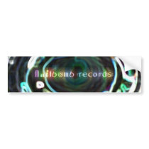Mailbomb Records logo bumper stickers