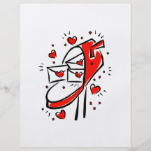 mailbox letters hearts outlines love personalized flyer