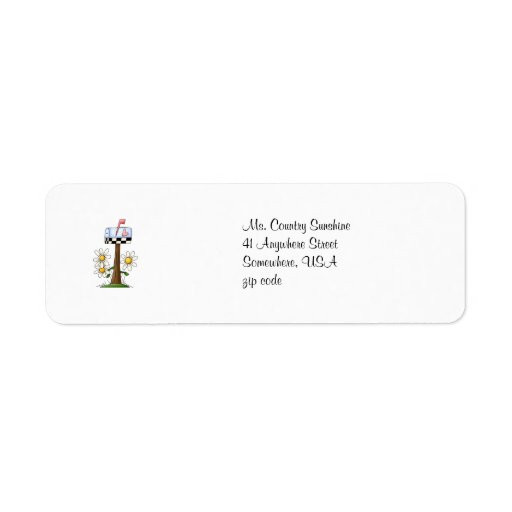 Mailbox mailing label | Zazzle