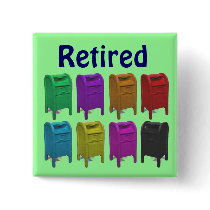 Mailbox POPART Gifts for Postal Workers buttons by gailg1957 Mailbox POPART Gifts for Postal Workers buttons