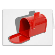 MailboxOpen051409shadows Greeting Card