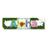 Maile Lei ~ Aloha bumper sticker