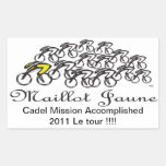 Maillot Jaune Rectangular Stickers