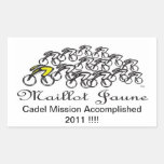 Maillot Jaune Rectangular Stickers
