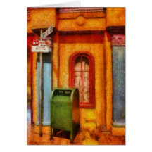 Mailman - No Parking Greeting Card