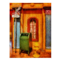 Mailman - No Parking Post Card