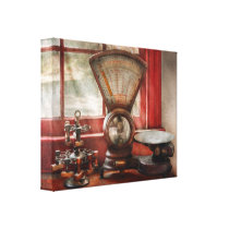 Mailman - The mail scale canvas prints