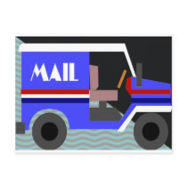 mailtruck postcards