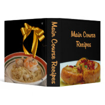 Main Course Recipes Keepsake Binder binders