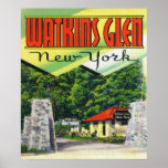 Main Entrance View to Watkins Glen State Park Posters