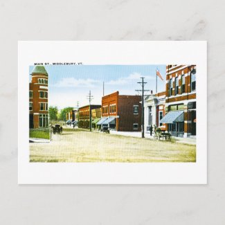 Main St., Middlebury, VT postcard