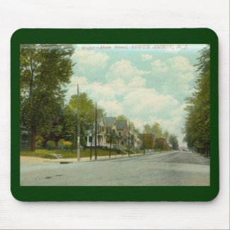 Main St. S. Amboy, NJ 1909 Vintage mousepad
