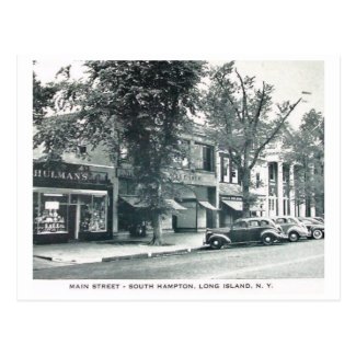 Main St., Southampton, Long Island NY Vintage Postcard