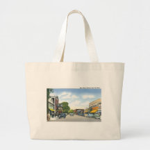 Main Street, Hyannis, Cape Cod, Mass Canvas Bag