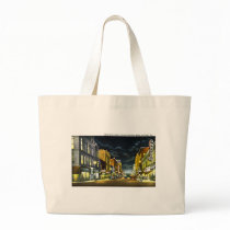 Main Street, La Crosse, Wisconsin Canvas Bags