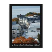 Main Street Mackinac Island - Postcard by socallaghan Main Street Mackinac Island - Postcard