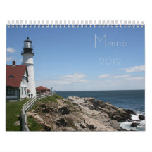 Maine 2012 calendar