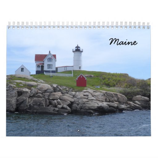 Maine 2017 Calendar Zazzle Maine 2017 Calendar Zazzle