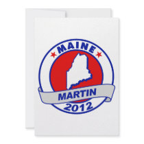 Maine Andy Martin Personalized Announcements