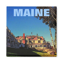 Maine (Bar Harbor) Magnet by RickDouglas Maine (Bar Harbor) Magnet
