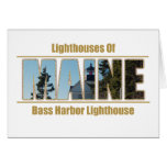 Maine Bass Harbor Lighthouse Image Text