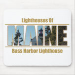Maine Bass Harbor Lighthouse Image Text