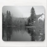 Maine_Black+White_66 Mouse Pad