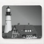 Maine_Black+White_6 Mouse Mats