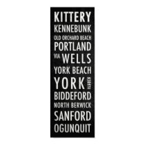 Maine Bus Poster - Southern Maine posters