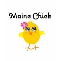 Maine Chick t-shirts by chicktshirts Maine Chick t-shirts