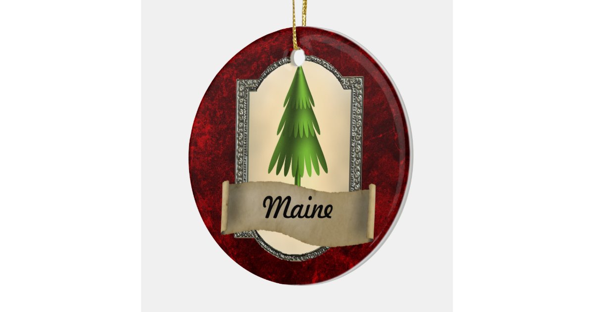 maine christmas ornament zazzle maine christmas ornament zazzle