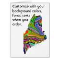 Maine Colorful Customize card how you like by JKdesigns Maine Colorful Customize card how you like