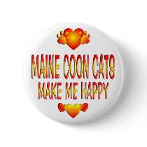 Maine Coon Cat buttons by MyFavoriteCat Maine Coon Cat buttons
