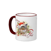 Maine Coon Cat Christmas Mug