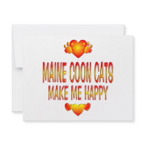 Maine Coon Cat Custom Announcement