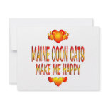 Maine Coon Cat Custom Announcement