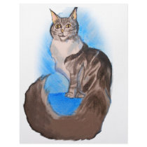 MAINE Coon Cat letterhead by paint27 MAINE Coon Cat letterhead