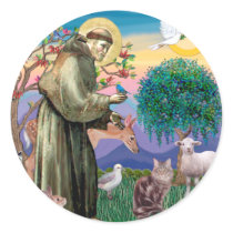 Maine Coon Cat  - St Francis Stickers