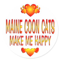 Maine Coon Cat Sticker