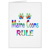 Maine Coons Rule cards by MyFavoriteCat Maine Coons Rule cards