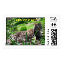 MAINE COONS RULE! POSTAGE postage