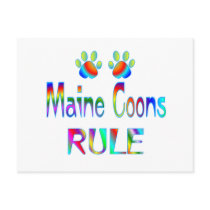 Maine Coons Rule postcards by MyFavoriteCat Maine Coons Rule postcards