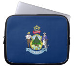 Maine Flag Laptop Computer Sleeves
