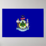 Maine Flag Posters